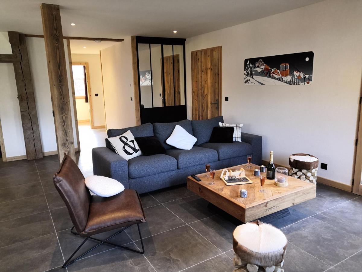 Chez Lucienne, Jacuzzi Et Sauna Samoëns Eksteriør bilde