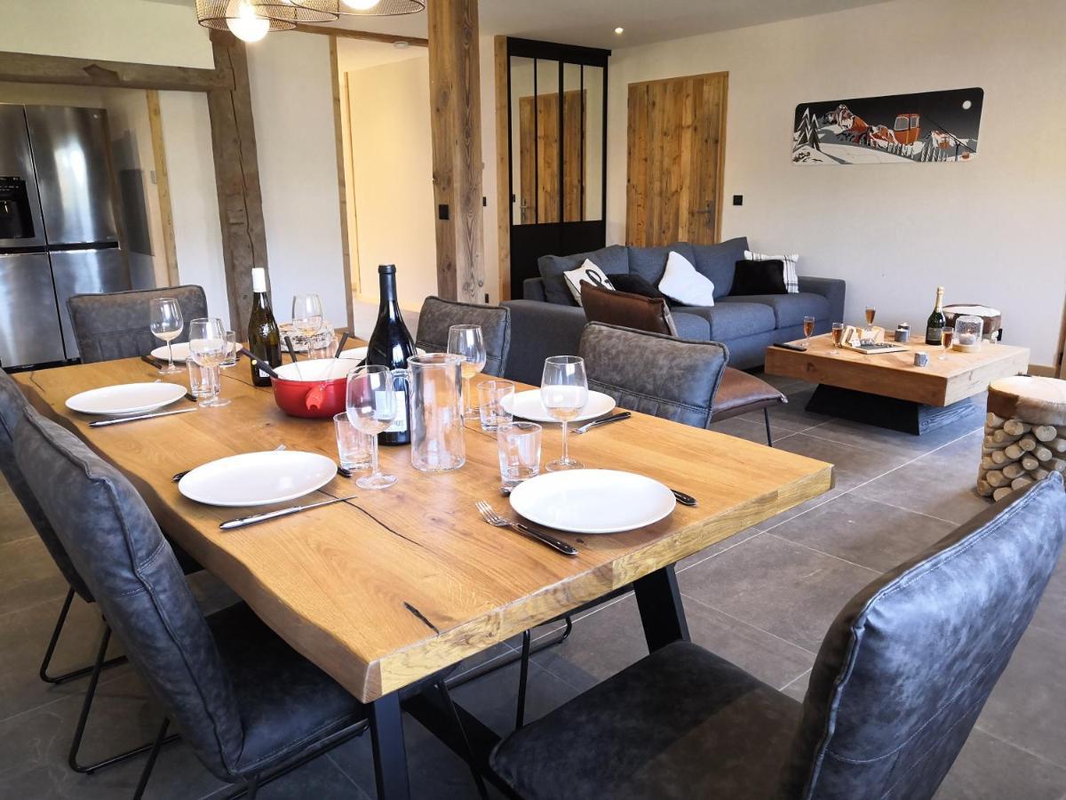 Chez Lucienne, Jacuzzi Et Sauna Samoëns Eksteriør bilde