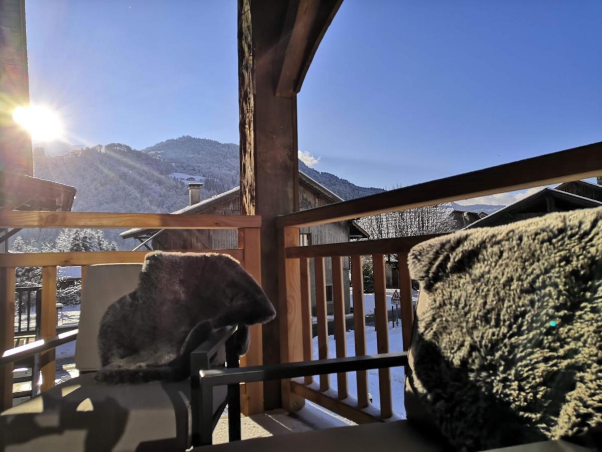 Chez Lucienne, Jacuzzi Et Sauna Samoëns Eksteriør bilde