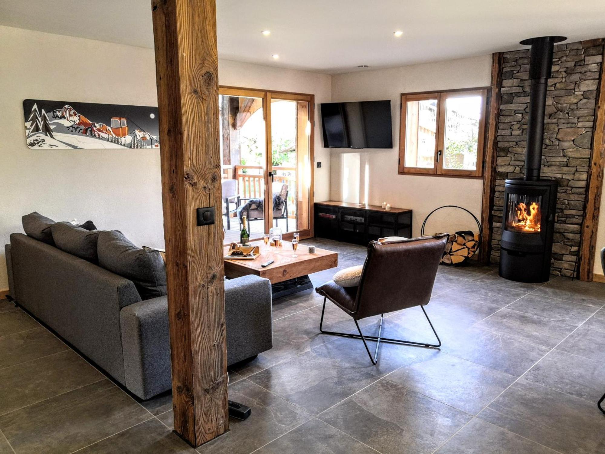 Chez Lucienne, Jacuzzi Et Sauna Samoëns Eksteriør bilde