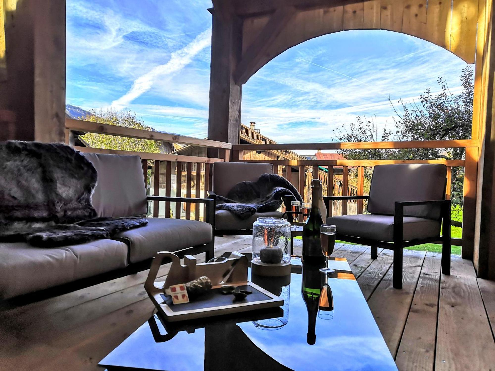 Chez Lucienne, Jacuzzi Et Sauna Samoëns Eksteriør bilde