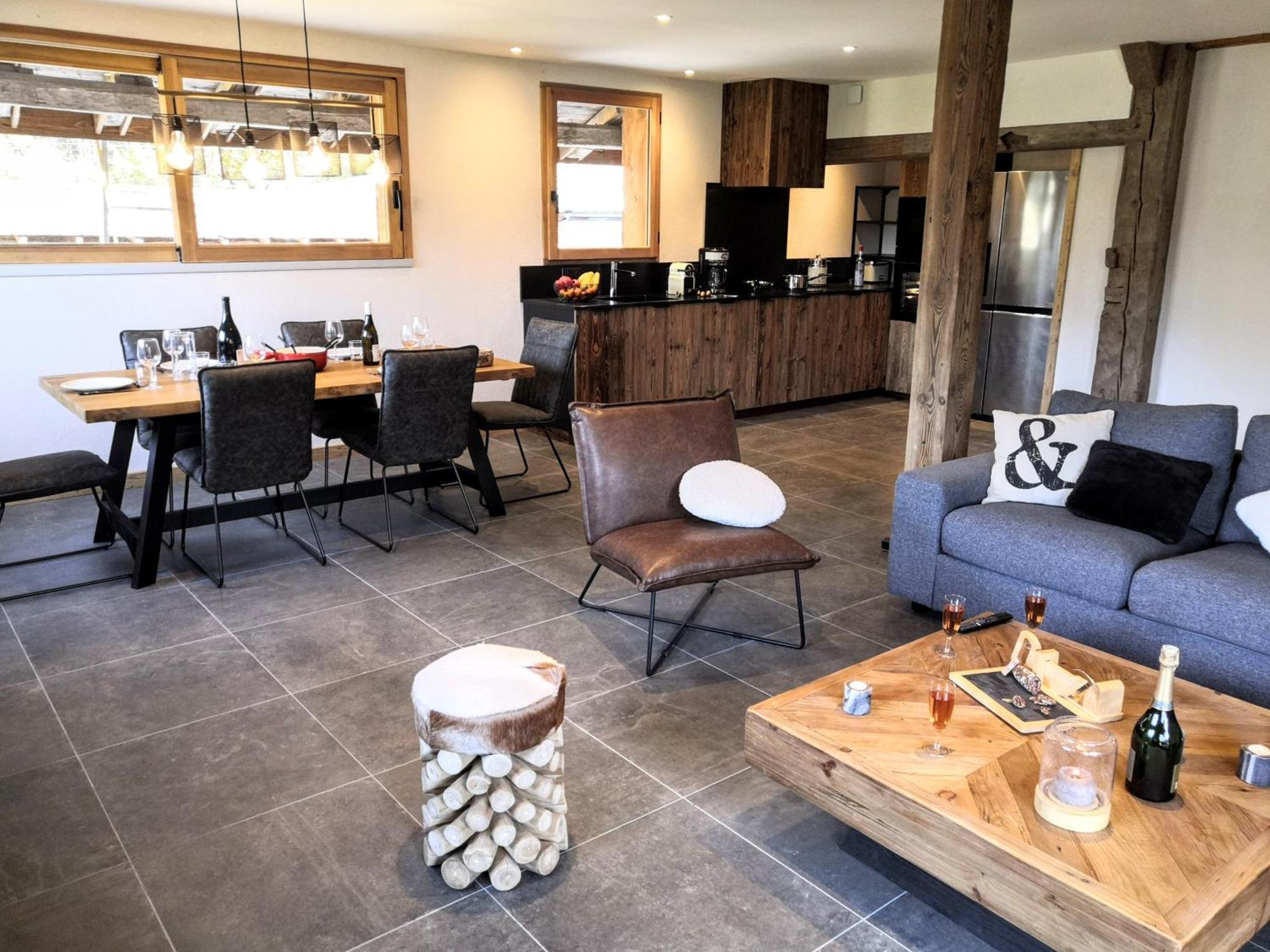 Chez Lucienne, Jacuzzi Et Sauna Samoëns Eksteriør bilde